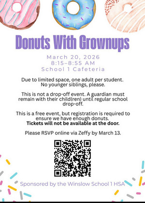 Sign Up Now for Donuts with Grownups