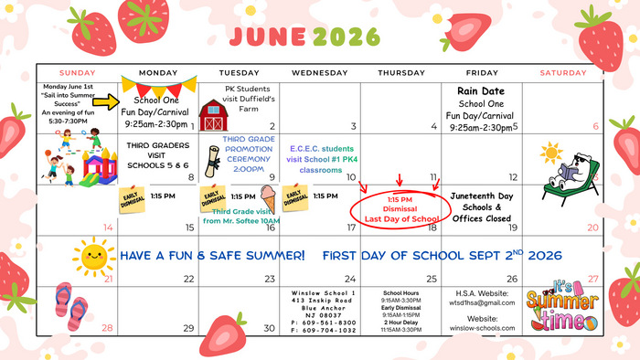 June Calendar