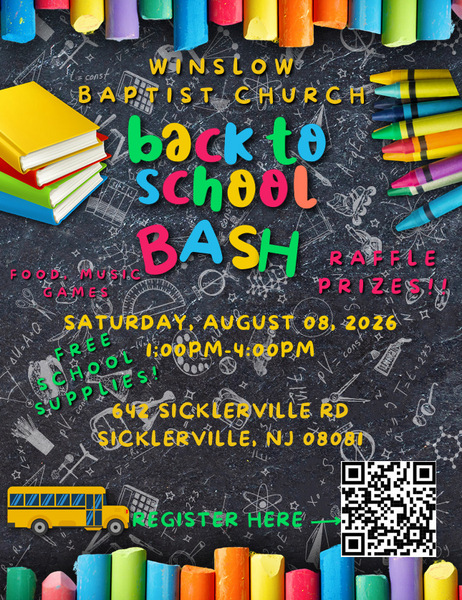 Winslow Baptist Church Back to School Bash!
