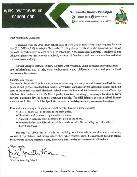 Bell-to-Bell Policy